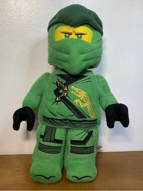 Lego Ninjago Lloyd Ninja Warrior 14” Plush Character Green Manhattan Toy Stuffed
